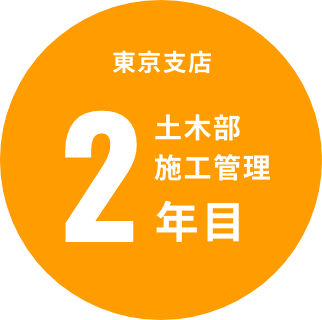 大阪本社建築部施工管理7年目